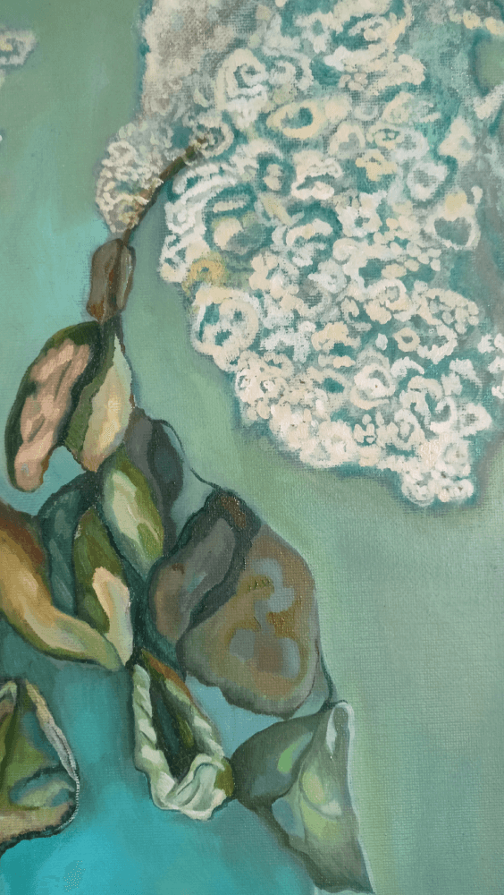 Zasuszone - fragment, 30X40, olej Zasuszone - fragment, 30X40, olej
